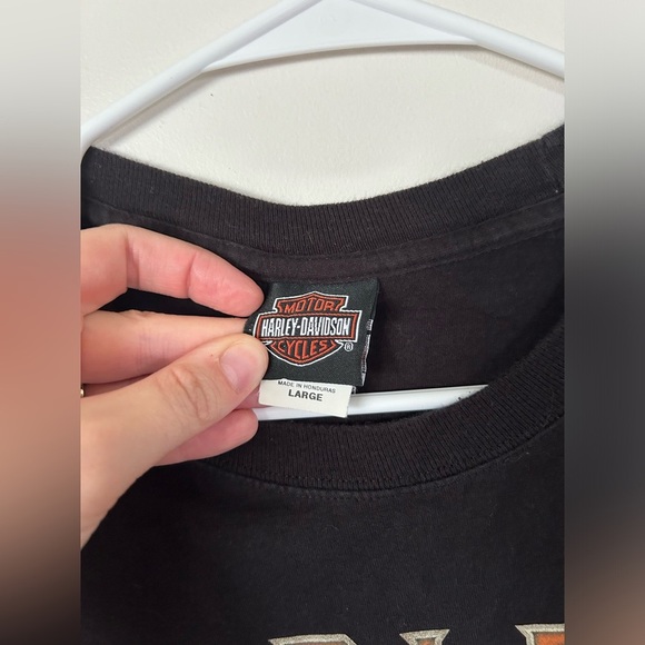 “Burning Rubber From The Beginning” Harley Davidson Tshirt Rocky’s London, ON - Picture 3 of 7